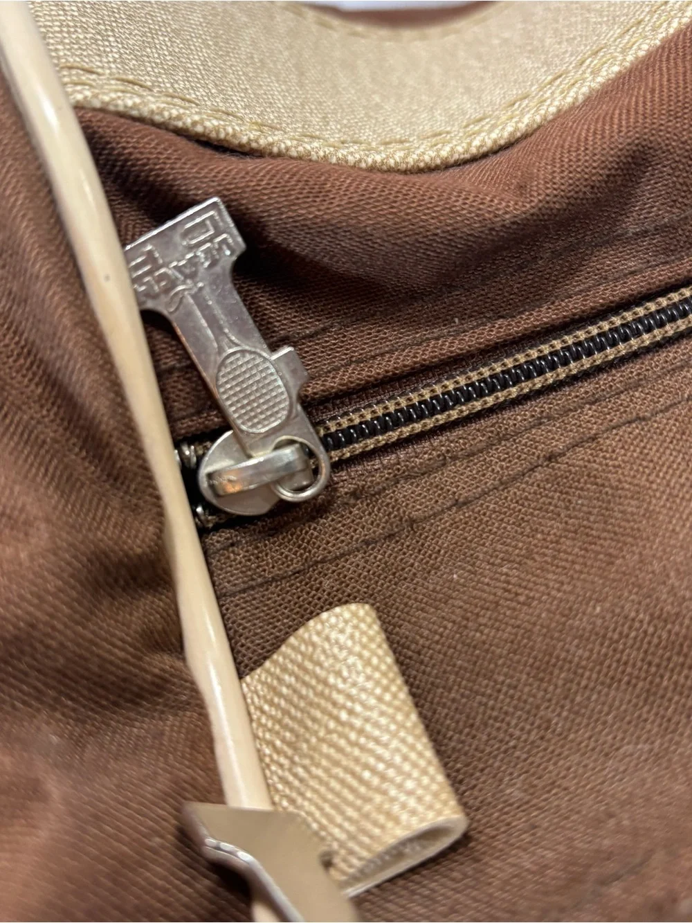 Vintage LEACH Racquetball Bag Racquet Racket Ball Brown Canvas Duffle 1970’s